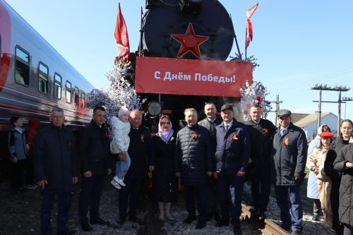 Поезд Победы в Дрожжановском районе -2025