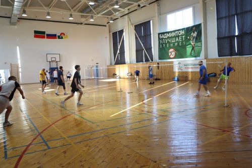 Турнир по бадминтону в Дрожжановском районе, посвящённый Году защитника Отечества
