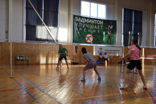 Турнир по бадминтону в Дрожжановском районе, посвящённый Году защитника Отечества
