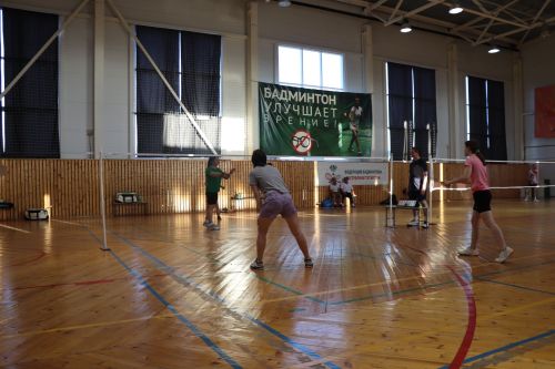 Турнир по бадминтону в Дрожжановском районе, посвящённый Году защитника Отечества