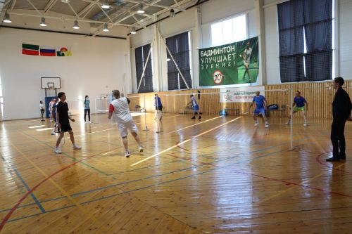 Турнир по бадминтону в Дрожжановском районе, посвящённый Году защитника Отечества