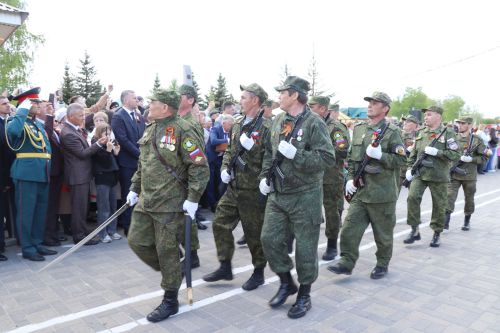Парад Победы-2025 в Дрожжановском районе