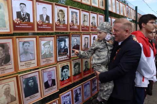 Парад Победы-2025 в Дрожжановском районе