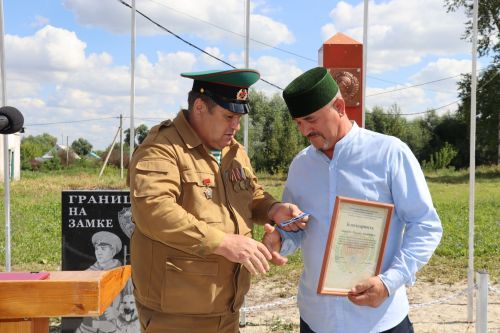 Открытие монумента «Пограничникам всех поколений» в селе Нижние Каракитяны -2025