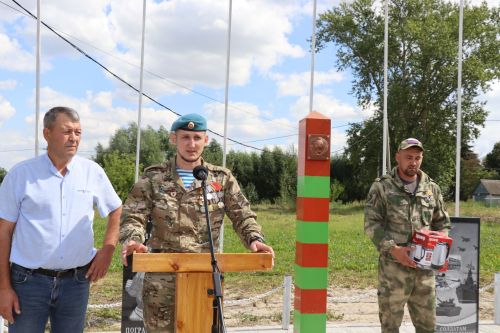 Открытие монумента «Пограничникам всех поколений» в селе Нижние Каракитяны -2025