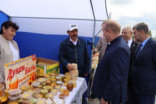Седьмая ярмарка мёда собрала пчеловодов из разных регионов в Дрожжановском районе РТ
