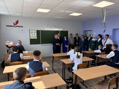 Открытие МБОУ "Малоцильнинская СОШ" в Дрожжановском районе РТ после капитального ремонта -2025
