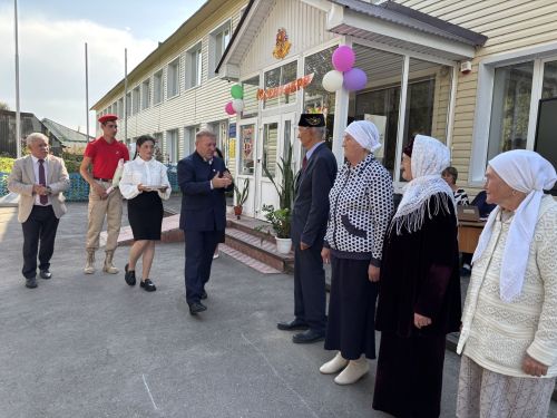 Открытие доски памяти в Большецильнинской СОШ Дрожжановского района РТ -2025
