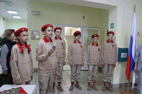 Открытие обновленного школьного музейного уголка в Новоубеевской школе-2025