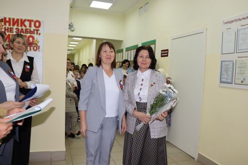 Открытие обновленного школьного музейного уголка в Новоубеевской школе-2025