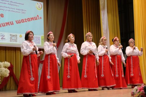 В Дрожжановском районе прошел благотворительный марафон «К Победе с большими шагами!»