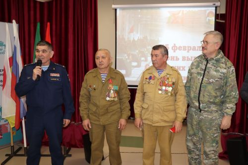 Мероприятия ко дню вывода Советских войск из Афганистана в Дрожжаном-2026