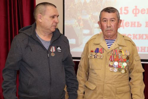 Мероприятия ко дню вывода Советских войск из Афганистана в Дрожжаном-2026