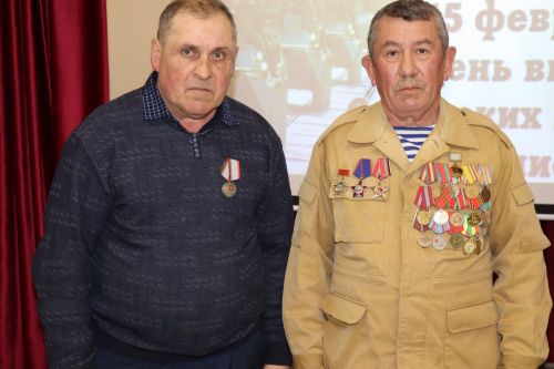Мероприятия ко дню вывода Советских войск из Афганистана в Дрожжаном-2026