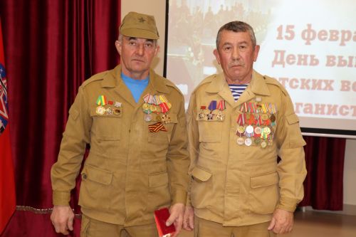 Мероприятия ко дню вывода Советских войск из Афганистана в Дрожжаном-2026