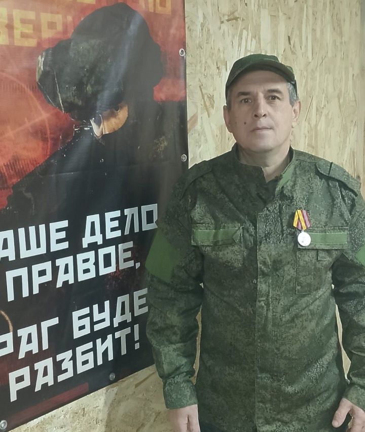 Якташыбыз махсус хәрби операциядә медальгә лаек булган