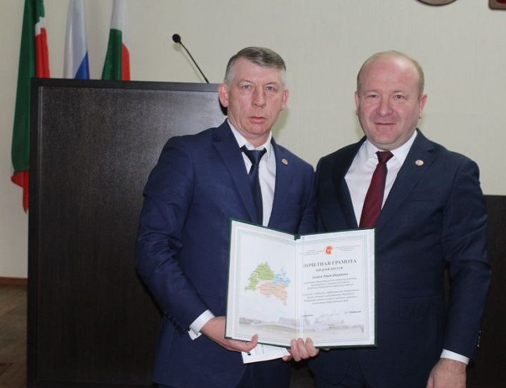 Айрат Залялов награждён Почетной Грамотой Ассоциации Совета муниципальных образований РТ