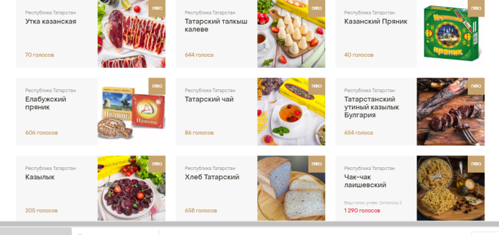 Конкурс «Вкусы России»: Голосуйте за любимый вкус Татарстан!