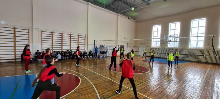 В школах Дрожжановского района прошли соревнования по волейболу