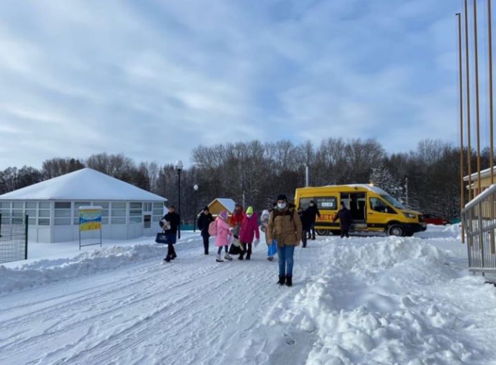 В лагере "Чайка" Дрожжановского района начался зимний отдых детей