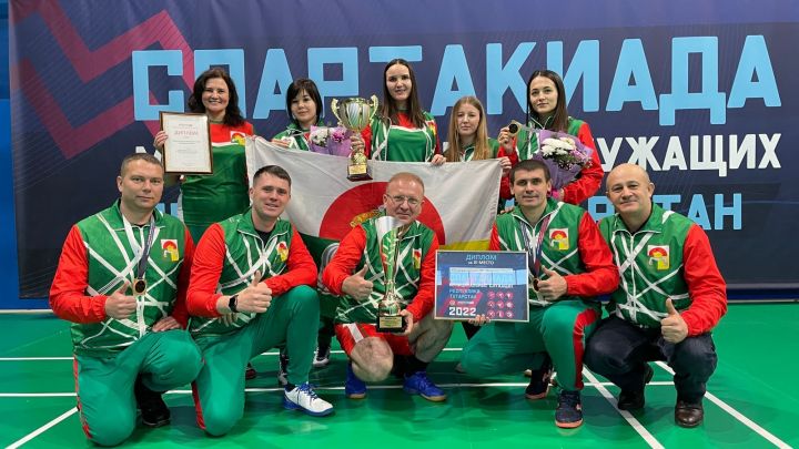 Дрожжановские муниципальные служащие завоевали 3-е общекомандное место на Спартакиаде