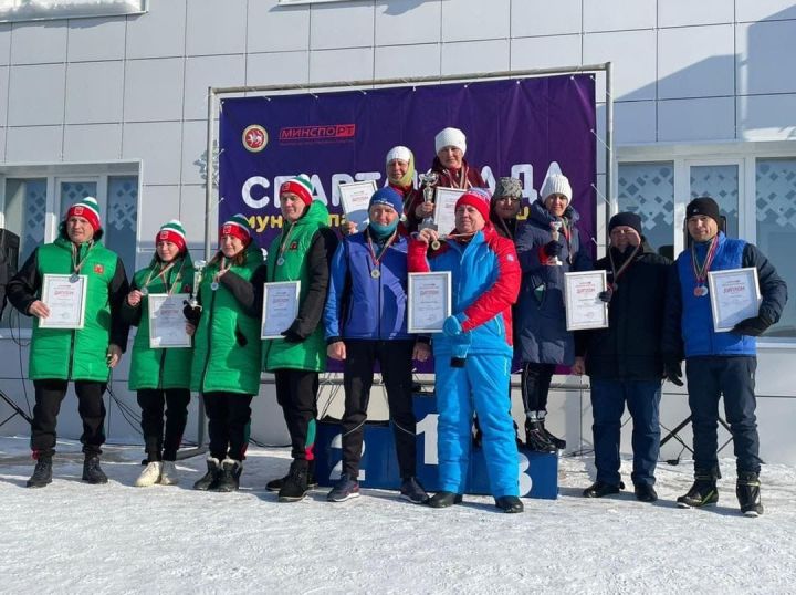 На Спартакиаде муниципальных служащих по лыжным гонкам дрожжановцы заняли 1 место