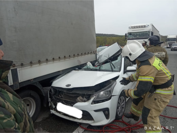 В Татарстане водитель иномарки скрылся с места ДТП оставив пострадавшего пассажира