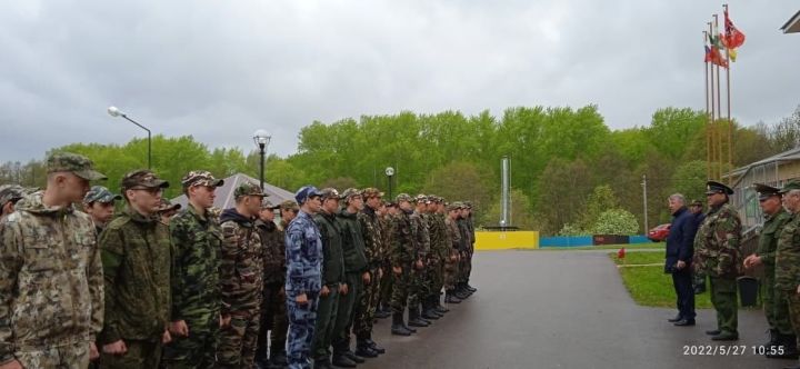 В Дрожжановском районе в лагере «Чайка» состоялась церемония закрытия учебно-военного сбора