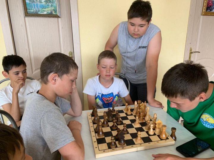 Турнир по шахматам на призы «Единой России» состоялся в лагере "Чайка" Дрожжановского района