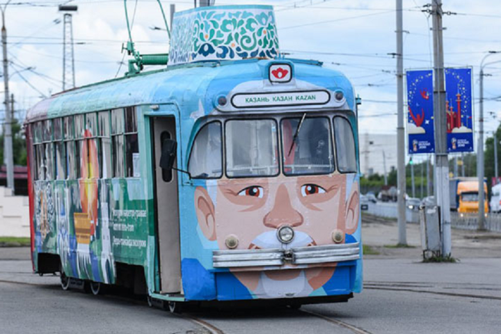 Трамвай «Тюбетейка» за две недели в Казани прокатил 148 человек