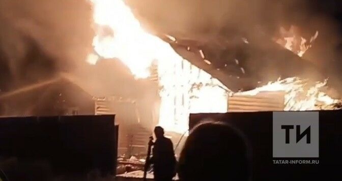 Пожар в Пестречинском районе РТ: сгорел жилой дом и баня