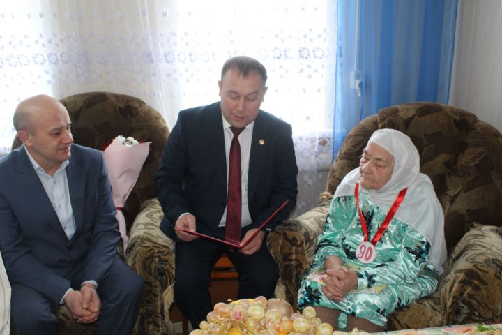 90-летний юбилей отметила жительница села Большая Цильна Дрожжановского района