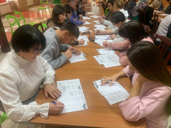 Дрожжановцы приняли участие в Международной акции «Большой этнографический диктант»