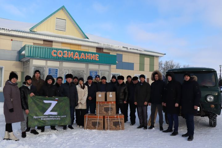 Камазовцы Дрожжановского района РТ собрали гуманитарную помощь для бойцов СВО
