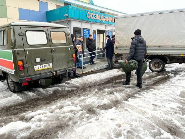 Очередная гуманитарная помощь бойцам СВО из Дрожжановского доставлена