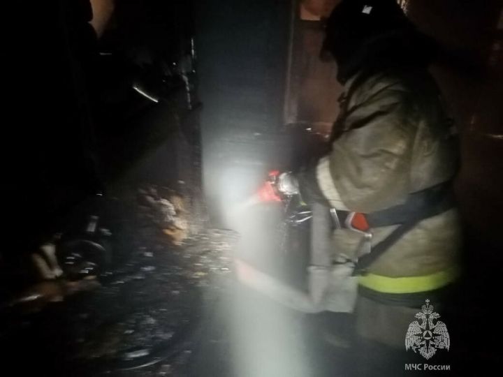 В Татарстане на пожаре погиб пожилой мужчина