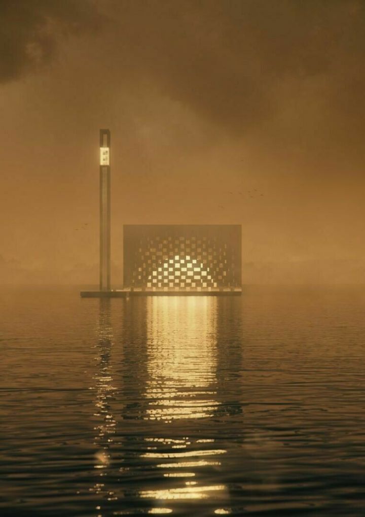 Новая идея о Соборной мечети: возможно ее построят в виде черного куба «на воде» в столице Татарстана