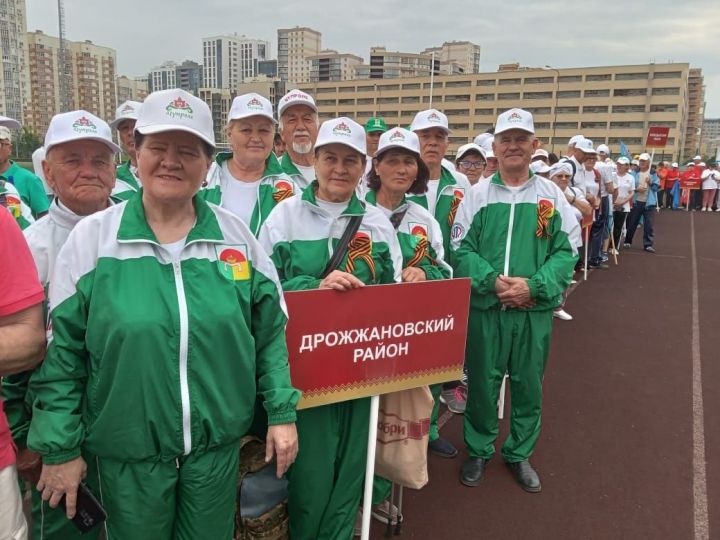 Дрожжановская команда пенсионеров заняла шестое место на республиканской Спартакиаде
