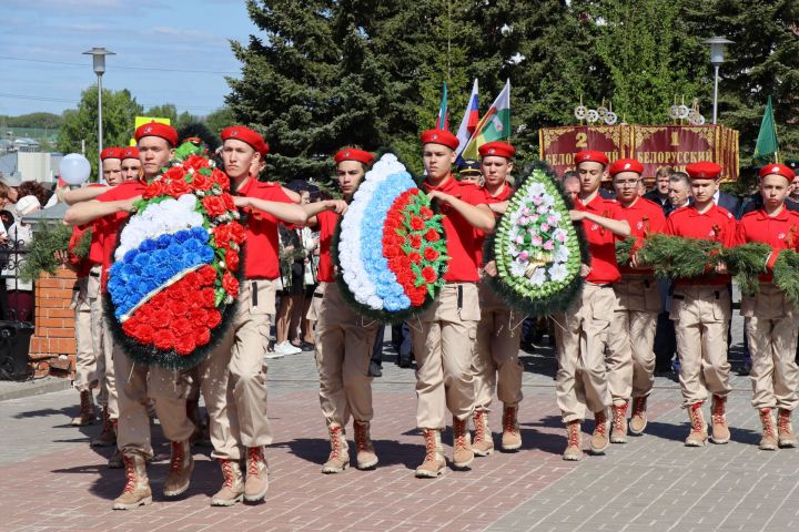 В честь Великой Победы в Дрожжановском районе прошёл митинг