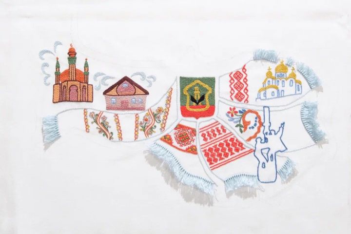 В Татарстане сошьют в единое полотно фрагменты вышитой карты