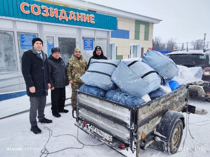 В поддержку СВОих жители Дрожжановского района РТ передали гумпомощь