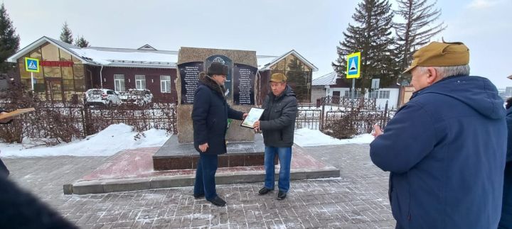 В Дрожжановском районе состоялся митинг, посвященный 45-ой годовщине ввода советских войск в Афганистан