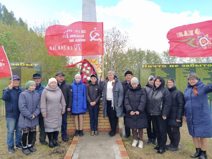 В сельских поселениях Дрожжановского района РТ прошли митинги, посвященные ко Дню Великой Победы