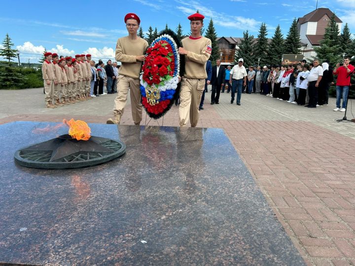 В Дрожжановском районе РТ отметили День Памяти и Скорби