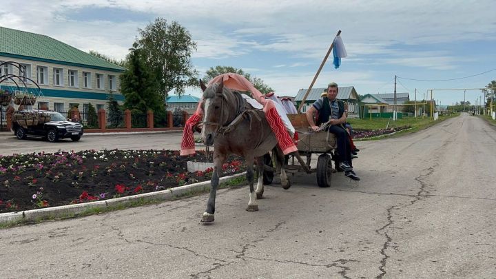 Старинный обряд «Сабантуйга бүләк җыю!»: в селе Малая Цильна Дрожжановского района РТ готовятся к празднику