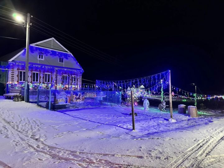 Без снега, но с душой: жители села Малая Цильна Дрожжановского района превращают село в праздник