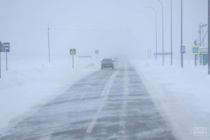 Татарстанцев предупреждают о гололедице