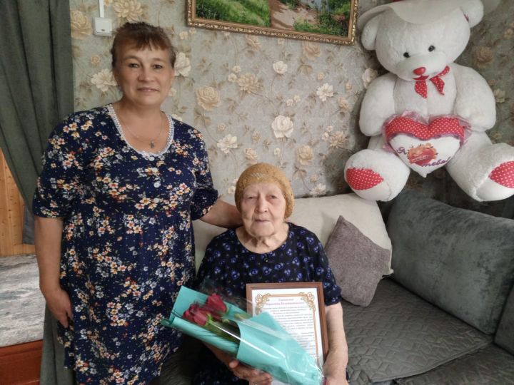 Жительнице села Убеи Дрожжановского района РТ Мариэтте Шавкиной исполнилось 90 лет