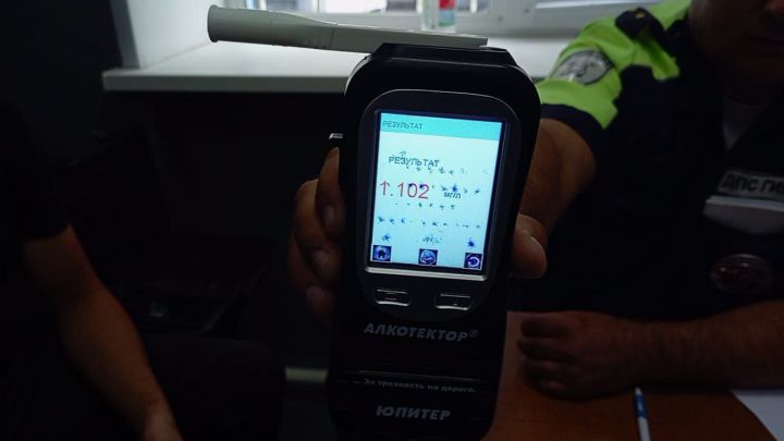 Сотрудниками ГИБДД Дрожжановского района РТ задержан нетрезвый водитель на мопеде