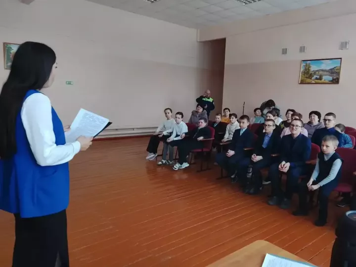 В Большецильнинской школе Дрожжановского района напомнили о дорожной безопасности